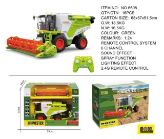 Kombajn R/C 1:24 Zielony