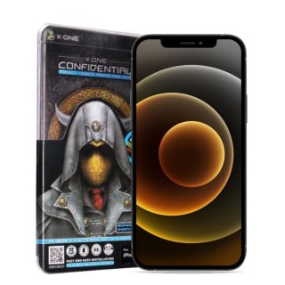 Szkło hartowane X-ONE Full Cover Extra Strong Privacy - do iPhone 16 Pro Max/17 Pro Max (full glue) czarny