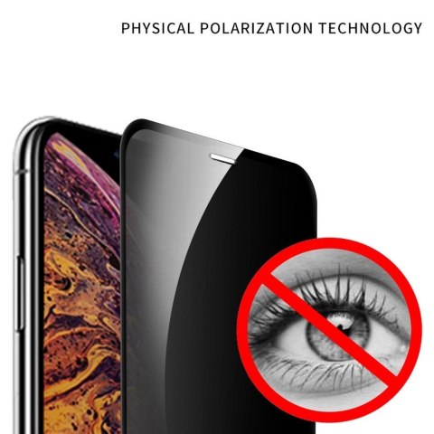 Szkło hartowane X-ONE Full Cover Extra Strong Privacy - do iPhone 16 Pro Max/17 Pro Max (full glue) czarny