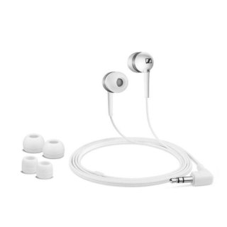 Słuchawki przewodowe douszne Jack 3,5 mm Sennheiser CX 300 II Precision białe