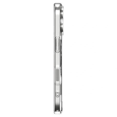 SPIGEN futerał ULTRA HYBRID MAG kompatybilny z MagSafe do IPHONE 17 clear white