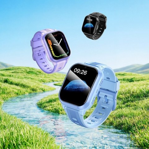 Smartwatch dla dzieci 1,69" 4G GPS z funkcją rozmowy Hoco Y108 niebieski