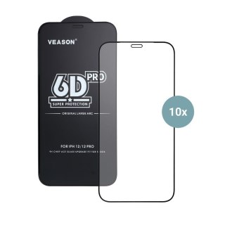 Szkło Hartowane 6D Pro Veason Glass (SET 10in1) - do Samsung Galaxy S25 czarny