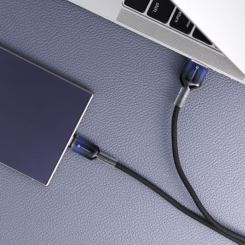 Kabel USB A do Micro USB Forcell F-Energy QC3.0 2,4A 18W Gradient 1 m C351 czarny