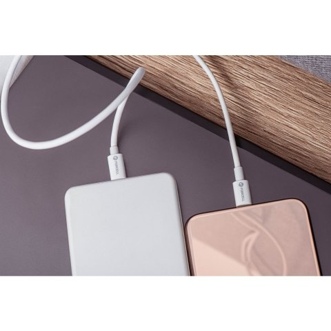 Kabel USB C do USB C Forcell F-Energy QC4.0 PD 5A 100W 3 m C339 biały