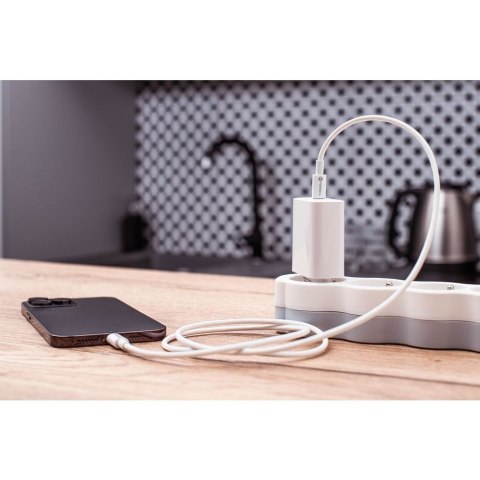 Kabel USB C do USB C Forcell F-Energy QC4.0 PD 5A 100W 3 m C339 biały