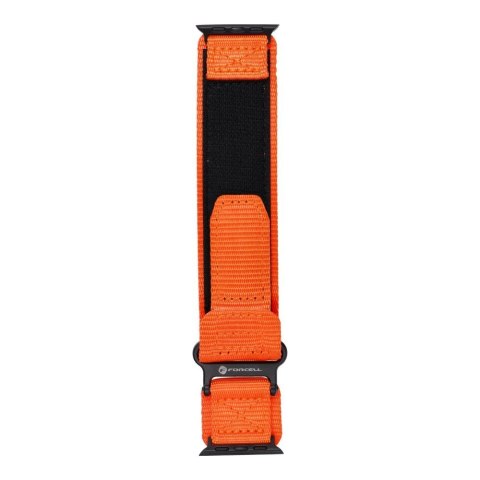 Pasek do Apple Watch Forcell F-Design FA05 rzep nylon 38 / 40 / 41 mm pomarańczowy