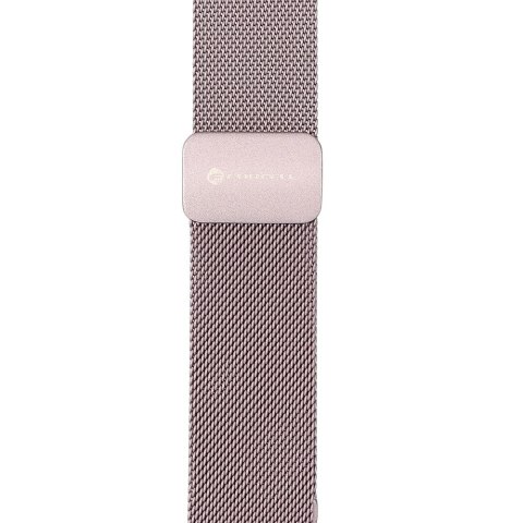 Pasek do Apple Watch Forcell F-Design FA14 magnetyczny stal 42 / 44 / 45 / 49 mm różowy