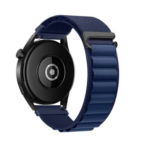 Pasek do Samsung Galaxy Watch Forcell F-Design FS05 sprzączka włókno poliestrowe 20 mm granatowy
