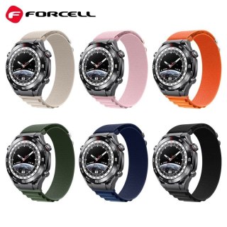 Pasek do Samsung Galaxy Watch Forcell F-Design FS05 sprzączka włókno poliestrowe 20 mm gwiezdny