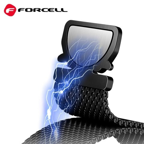 Pasek do Samsung Galaxy Watch Forcell F-Design FS10 magnetyczny stal 22 mm złoty