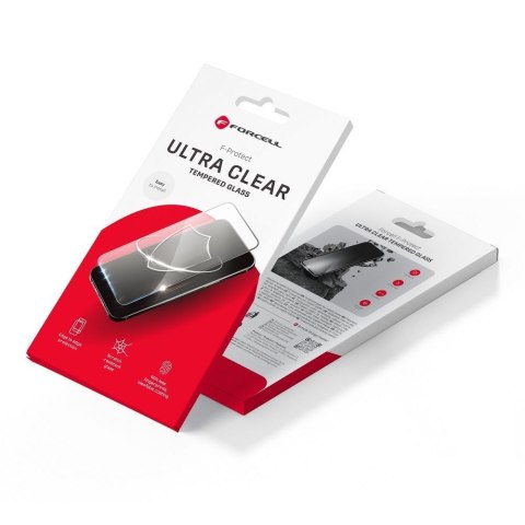 Szkło hartowane do iPhone 13 PRO MAX / 14 PLUS Forcell Ultra Clear Glass czarne