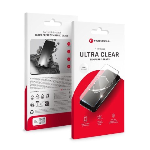 Szkło hartowane do iPhone X / XS / 11 PRO Forcell Ultra Clear Glass czarne