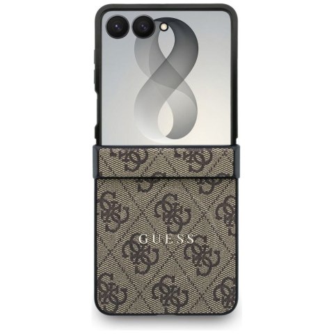 GUESS futerał do SAMSUNG GALAXY Z FLIP 8 kompatybilny z MagSafe (4G Classic) brązowy