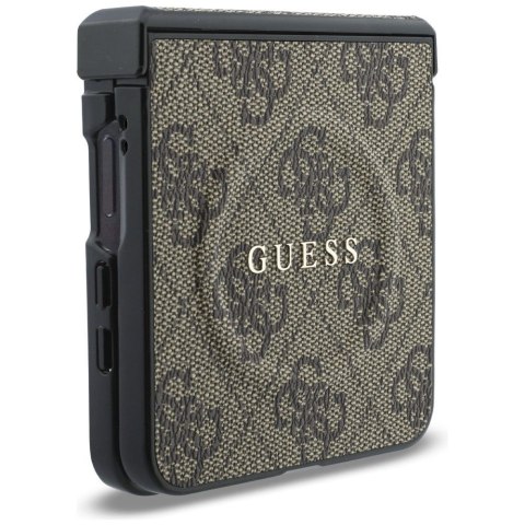 GUESS futerał do SAMSUNG GALAXY Z FLIP 8 kompatybilny z MagSafe (4G Classic) brązowy