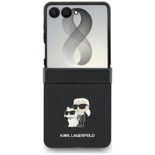KARL LAGERFELD futerał do SAMSUNG GALAXY Z FLIP 8 (Karl&Choupette Saffiano Pins) czarny
