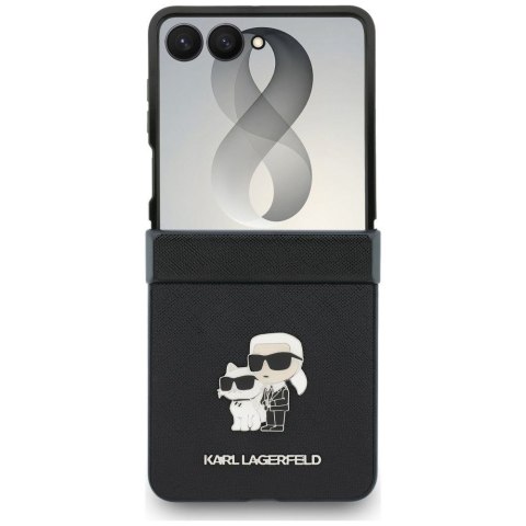 KARL LAGERFELD futerał do SAMSUNG GALAXY Z FLIP 8 (Karl&Choupette Saffiano Pins) czarny