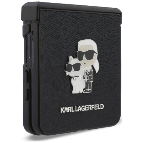 KARL LAGERFELD futerał do SAMSUNG GALAXY Z FLIP 8 (Karl&Choupette Saffiano Pins) czarny