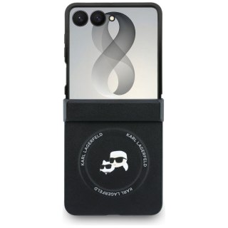 KARL LAGERFELD futerał do SAMSUNG GALAXY Z FLIP 8 kompatybilny z MagSafe (Karl&Choupette Saffiano Pins) czarny