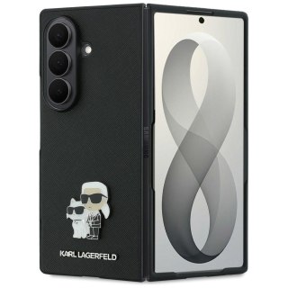 KARL LAGERFELD futerał do SAMSUNG GALAXY Z FOLD 8 ULTRA (Karl&Choupette Saffiano Pins) czarny