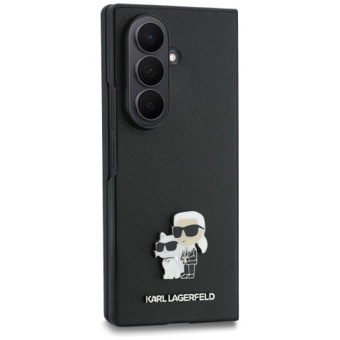 KARL LAGERFELD futerał do SAMSUNG GALAXY Z FOLD 8 ULTRA (Karl&Choupette Saffiano Pins) czarny