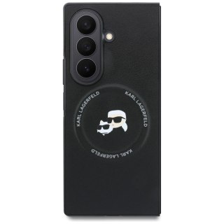 KARL LAGERFELD futerał do SAMSUNG GALAXY Z FOLD 8 ULTRA kompatybilny z MagSafe (Karl&Choupette Saffiano Pins) czarny
