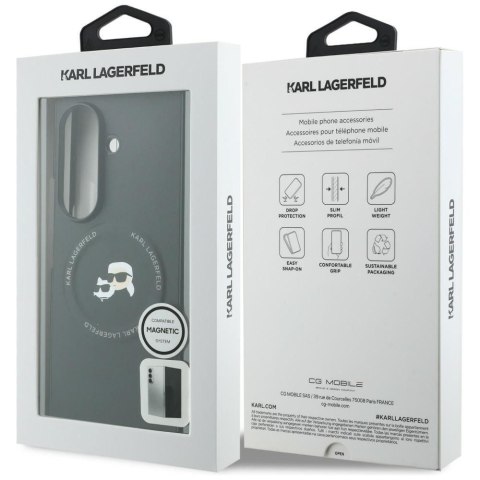 KARL LAGERFELD futerał do SAMSUNG GALAXY Z FOLD 8 ULTRA kompatybilny z MagSafe (Karl&Choupette Saffiano Pins) czarny