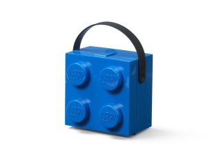 LEGO(R) pojemnik z rączką klocek czwórka niebieski