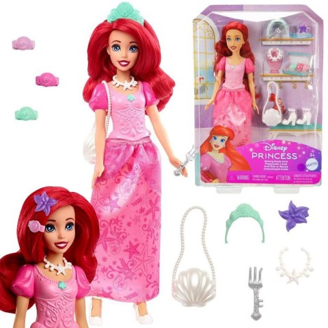 Mattel Disney Princess Lalka księżniczka Syrenka Ariel + akcesoria ZA6723