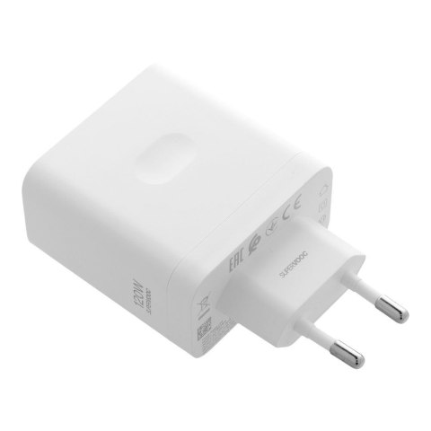 Oryginalna Ładowarka Sieciowa Oppo SuperVOOC VCBBOAEH 120W Power Adapter biała blister