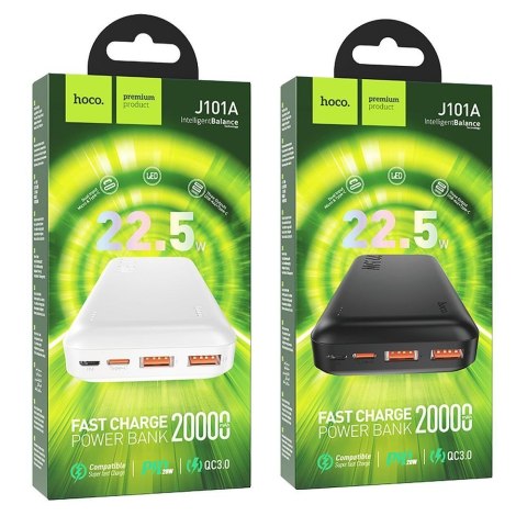 Powerbank Hoco 20000 mAh QC PD 3A 22,5W J101A biały