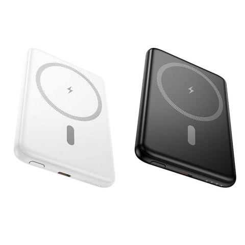 Powerbank zgodny z MagSafe Hoco 5000 mAh QC PD 2A 20W ultra-cienki J140A czarny
