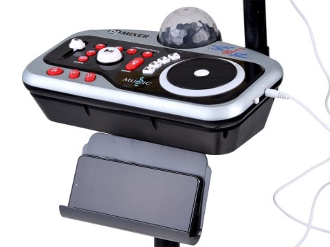 Konsola Mikser DJ dla Dzieci z Mikrofon Disco Kula Karaoke Bluetooth IN0196