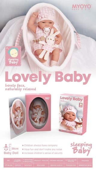 Lalka Bobasek w Różowym Nosidełku